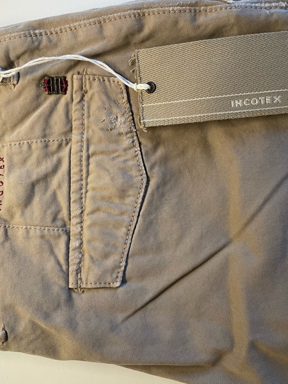 Incotex Khaki Tan Chinos
